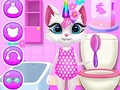 Permainan Perawatan Harian Kitty Unicorn  secara online