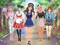 Permainan Bersekolah Anime Dress Up secara online