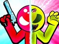 Permainan Zombie Stickman vs Pahlawan Stickman  secara online