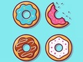 Permainan Buku Mewarnai: Donat  secara online