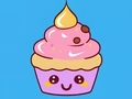 Permainan Buku Mewarnai: Cupcake  secara online