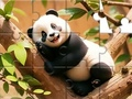 Permainan Teka-teki Jigsaw: Panda Di Pohon  secara online