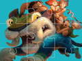Permainan Jigsaw Croods  secara online