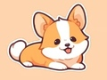 Permainan Buku Mewarnai: Corgi  secara online
