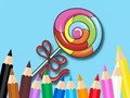 Permainan Buku Mewarnai: Lolipop  secara online