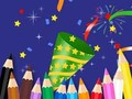 Permainan Buku Mewarnai: Selamat Tahun Baru  secara online