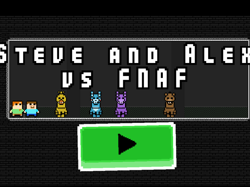 Permainan Steve dan Alex vs Fnaf  secara online