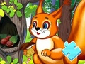 Permainan Teka-teki Jigsaw: Tupai Menyembunyikan Makanan  secara online
