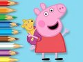 Permainan Buku Mewarnai: Peppa Dengan Mainan Beruang  secara online