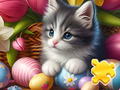 Permainan Teka-teki Jigsaw: Kucing Paskah  secara online