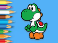 Permainan Buku Mewarnai: Waktu Memancing Yoshi  secara online