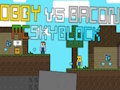 Permainan Obby vs Bacon: McSkyBlock secara online