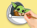 Permainan Buku Mewarnai: Master Yoda  secara online