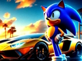 Permainan Sonic Lari untuk Lamborghini  secara online