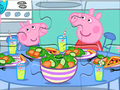Permainan Puzzle Jigsaw: Waktunya Makan Malam Peppa  secara online