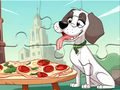 Permainan Puzzle Jigsaw: Anjing Makan Pizza  secara online