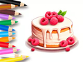 Permainan Buku Mewarnai: Kue Berry  secara online