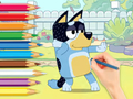 Permainan Buku Mewarnai: Bluey Dan Bingo  secara online