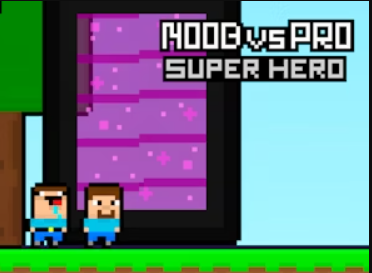 Permainan Pahlawan Super Noob vs Pro  secara online
