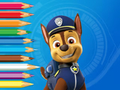 Permainan Buku Mewarnai: Pengejaran Paw Patrol  secara online