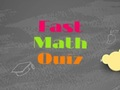 Permainan Kuis Matematika Cepat  secara online