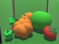 Permainan Penggabungan Buah 3D  secara online