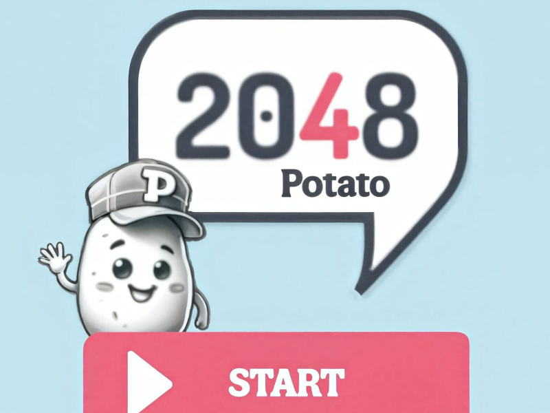 Permainan 2048 Kentang  secara online