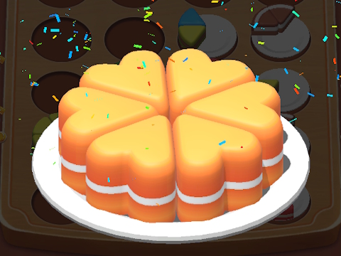 Permainan Puzzle Pertandingan Kue  secara online