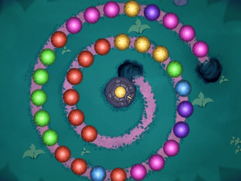 Permainan Bentrokan Spiral  secara online