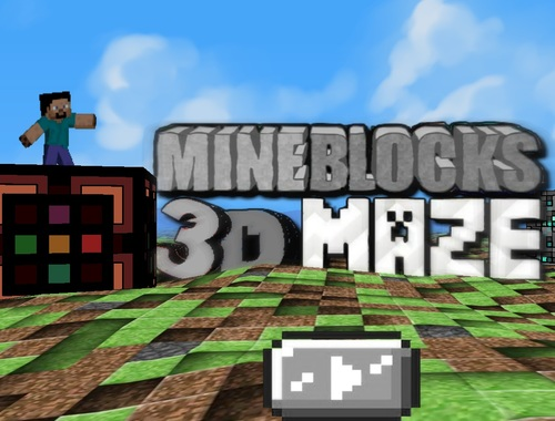 Permainan Labirin 3D MineBlocks  secara online
