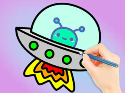 Permainan Buku Mewarnai: Galaxy Wander  secara online