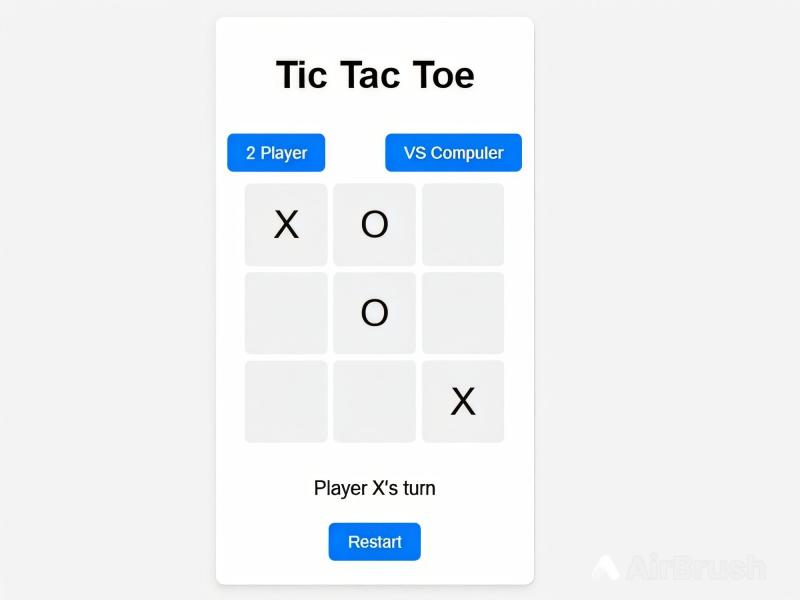 Permainan Tic-tac-toe klasik  secara online