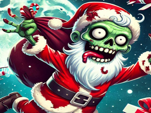 Permainan Permainan Natal Flappy Zombie Santa  secara online
