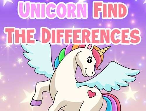 Permainan Unicorn Temukan Perbedaannya  secara online