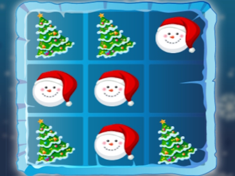 Permainan Natal Tic Tac Toe  secara online