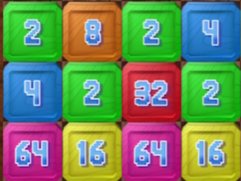 Permainan 2048: Balok Kayu  secara online