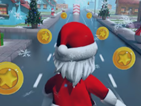 Permainan Santa Roblox Berlari  secara online