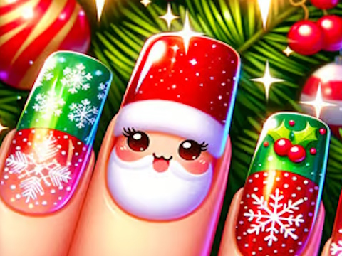 Permainan Selamat Natal Desain Kuku  secara online