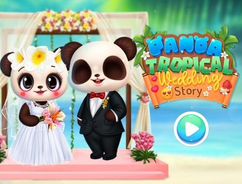 Permainan Kisah Pernikahan Tropis Panda  secara online