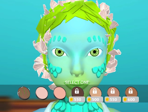 Permainan Riasan Monster 3D  secara online