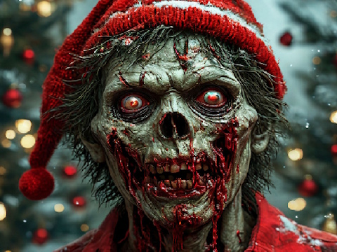 Permainan Jigsaw Natal Zombi  secara online