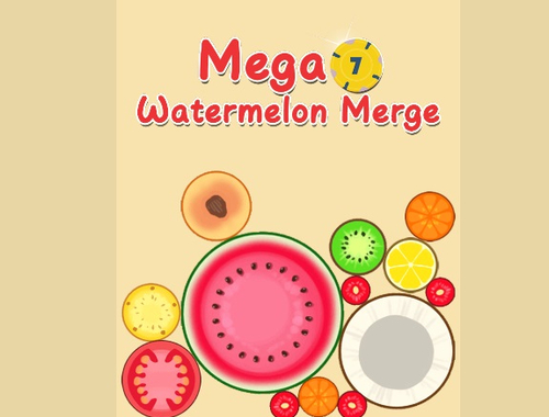 Permainan Penggabungan Semangka Mega  secara online