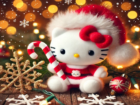 Permainan Teka-teki Natal Hello Kitty  secara online