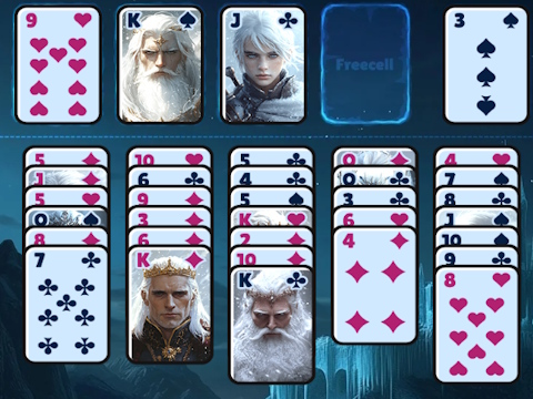 Permainan Freecell Beku  secara online