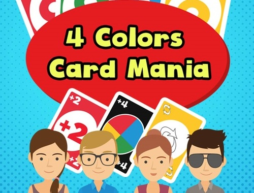 Permainan Mania Kartu 4 Warna  secara online