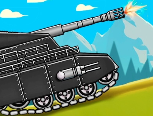 Permainan Tank Fury: Pertempuran Bos 2D  secara online