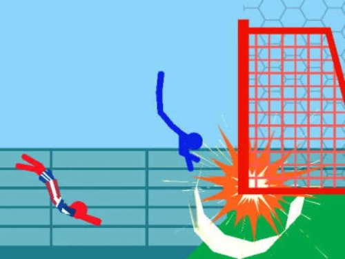 Permainan Sepak Bola Ragdoll: 2 Pemain  secara online