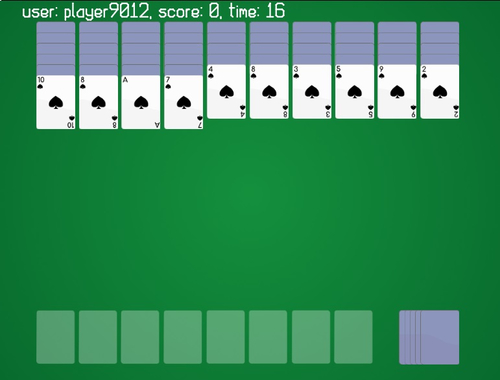 Permainan Laba-laba Solitaire Klasik Ver  secara online