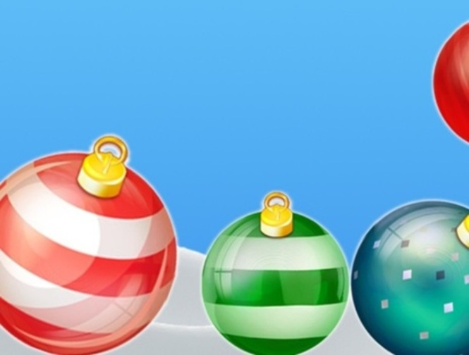 Permainan Puzzle Balls Gabungkan Tahun Baru!  secara online