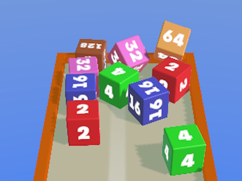 Permainan Gabungkan Kubus 2048 3D  secara online
